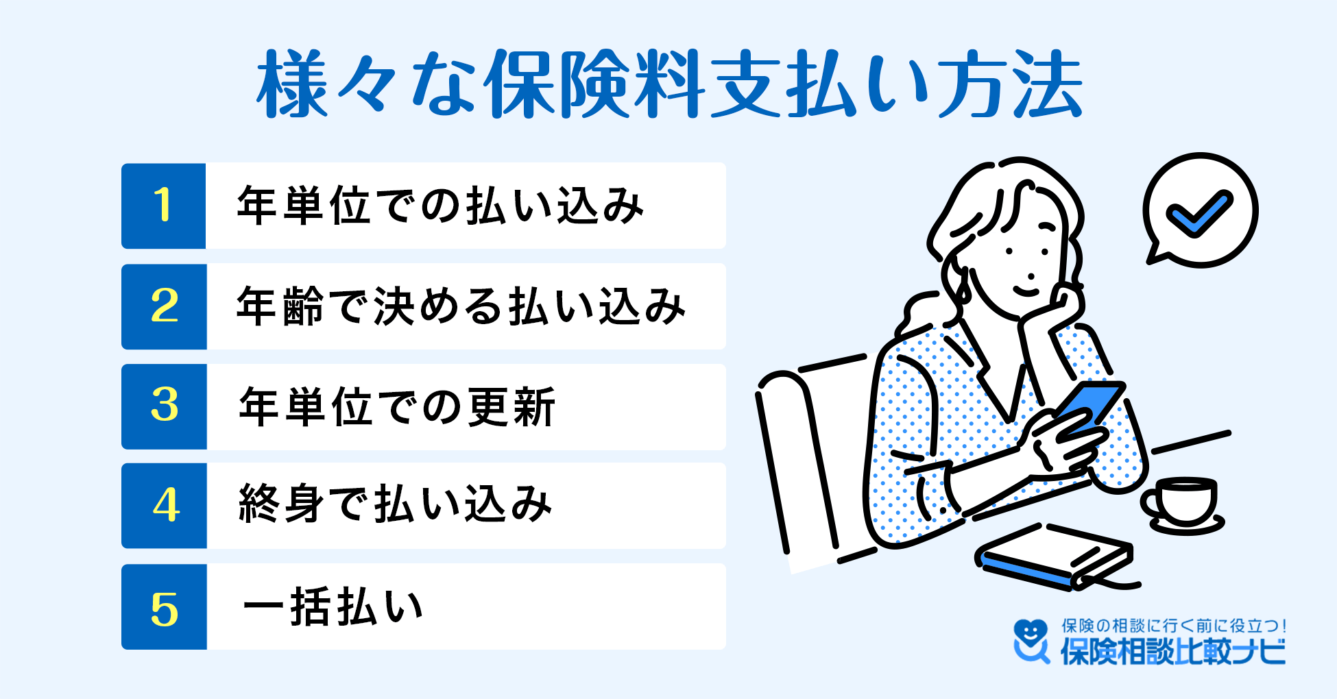 様々な保険料支払い方法